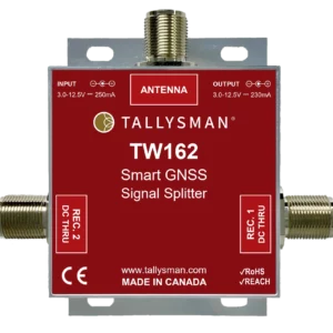 Calian TW162 1-to-2 Port Smart Power GNSS Signal Splitter