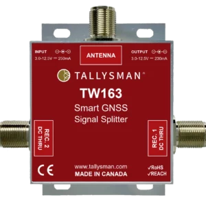 Calian TW163 1-to-2 Port Smart Power GNSS Signal Splitter